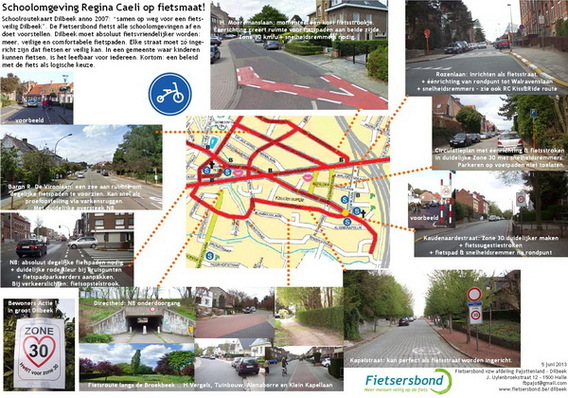 Editiepajot_dilbeek_fietsersbond_bekijkt_schoolomgeving_regina_caeli_foto_ingezonden