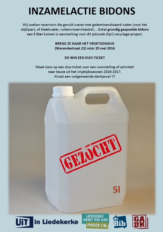 Inzamelactie_bidons