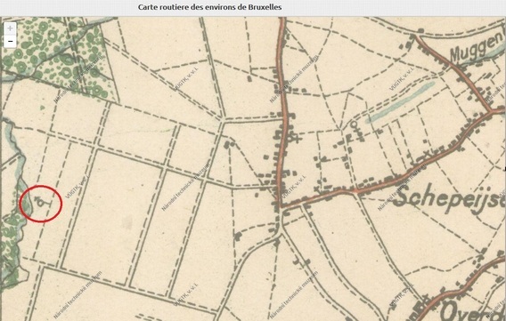 Carteroutiereenvironsdebruxelles_rood_circeltje