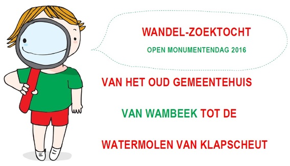Wandelzoektochttekening