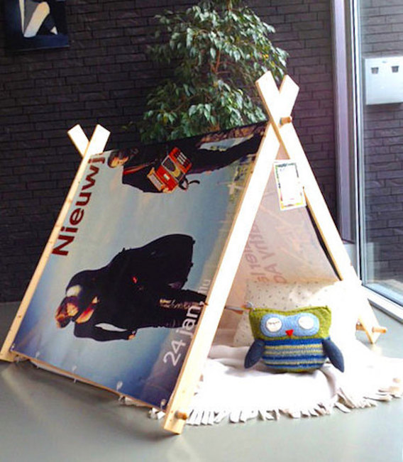 Upcycling_maak_tent_van_banner