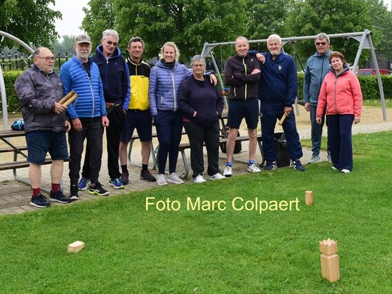 Sportdag voor senioren. - Foto Marc Colpaert