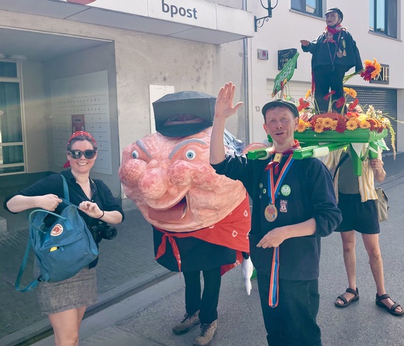 Ook de in Ternat geboren Schaarbeekse volksheld De Pogge, was weer van de partij.