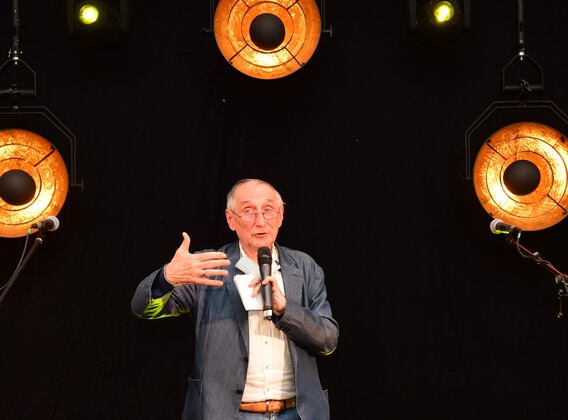Michel Doomst in de kijker.- Foto Marc Colpaert