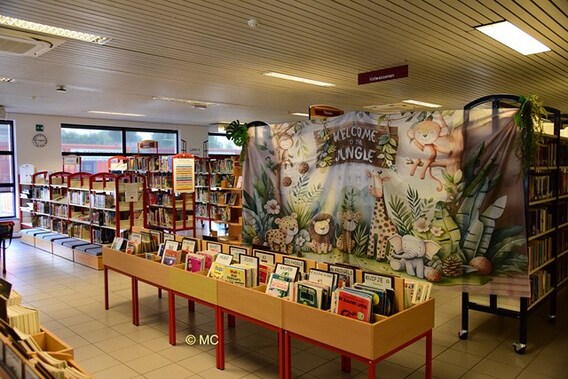 De bib werd even een jungle.- Foto Marc Colpaert