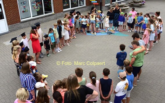 Afscheid nemen doet pijn.- Foto Marc Colpaert