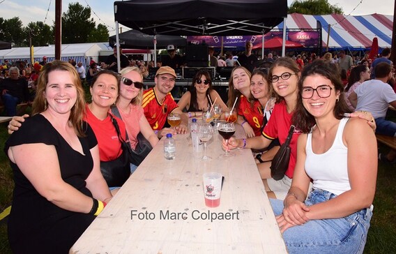 Deze meiden hadden er zin in.- Foto Marc Colpaert