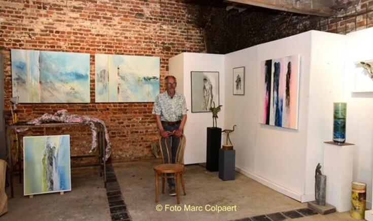 Luk in zijn atelier.- Foto Marc Colpaert