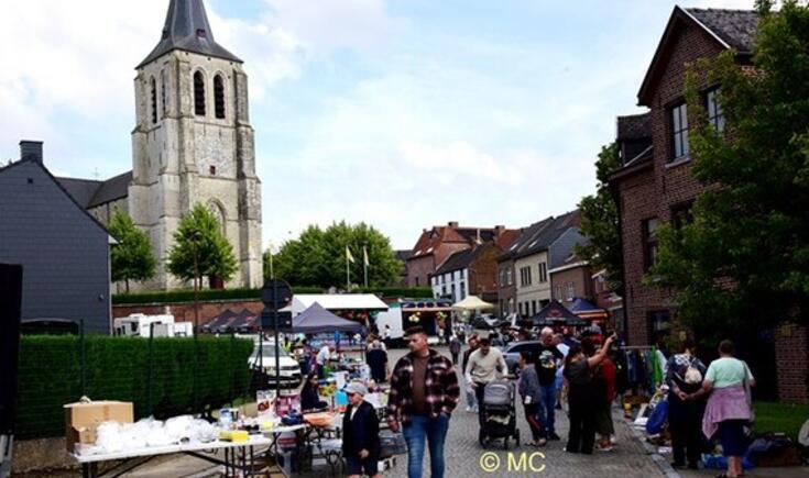 Sfeermarkt op zaterdag.- Foto Marc Colpaert