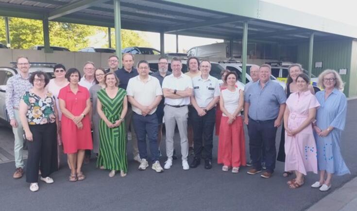 Laatste politieraad in Kester.- Foto marc Colpaert