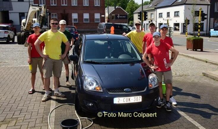 Chiro aan het werk.- Foto Marc Colpaert