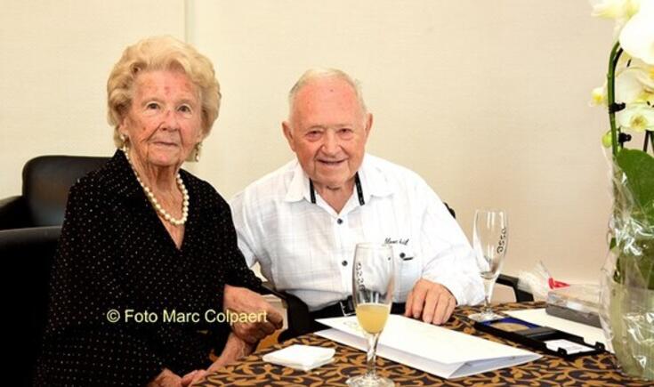 Raf en Colette 70 jaar getrouwd.- Foto Marc Colpaert