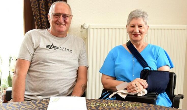 Guido en Christiane een gouden paar.- Foto Marc Colpaert
