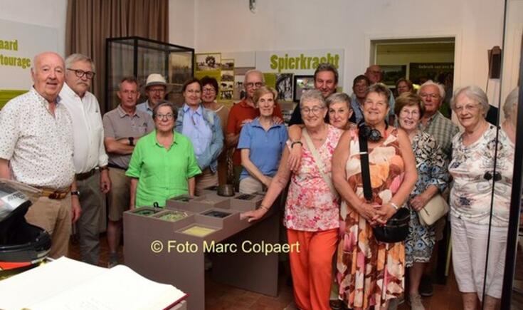 Bezoek in het museum.- Foto Marc Colpaert