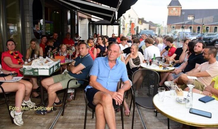 Bij Felix zaten ook heel wat supporters.- Foto Marc Colpaert