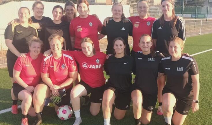 De dames tijdens de eerste training.- Foto Marc Colpaert