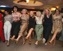 De dames hadden er wel zin in