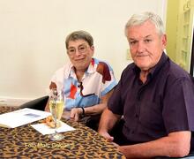 Een gouden koppel Etienne en Jacqueline.- Foto Marc Colpaert 