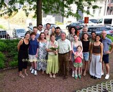Een prachtig beeld van een mooie familie.- Foto Marc Colpaert