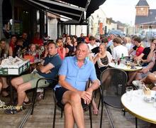 Bij Felix zaten ook heel wat supporters.- Foto Marc Colpaert