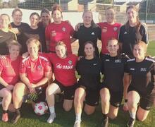 De dames tijdens de eerste training.- Foto Marc Colpaert