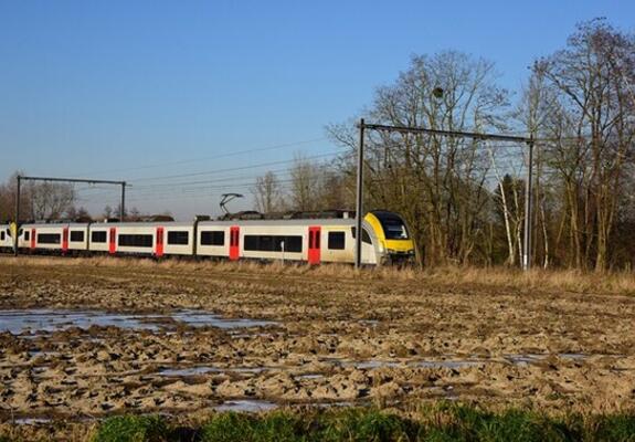 Problemen met de trein op zondagavond.- Foto Marc Colpaert