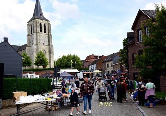 Sfeermarkt op zaterdag.- Foto Marc Colpaert