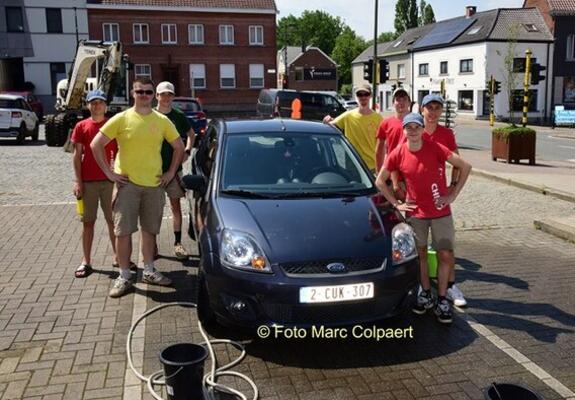 Chiro aan het werk.- Foto Marc Colpaert