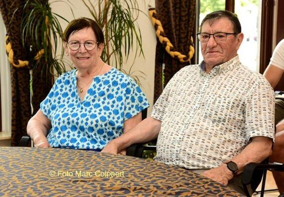 Willy en zijn Marie Jeanne een gouden koppel- Foto marc Colpaert