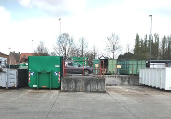 Recyclagepark Galmaarden is dicht.- Foto Marc Colpaert