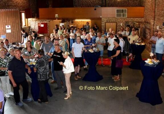 Vrijwilligers gehuldigd.- Foto Marc Colpaert